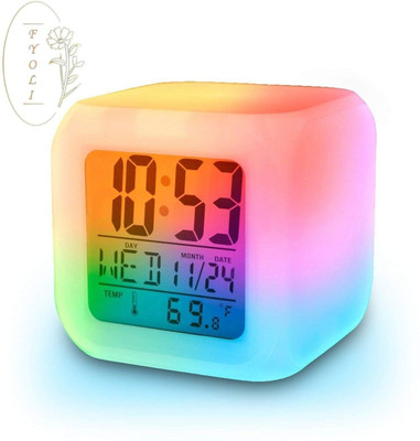 VAGHANIDS Electric Clock Multicolor Clock