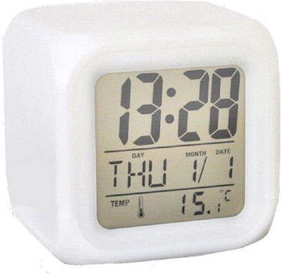 Onmall Digital White Clock
