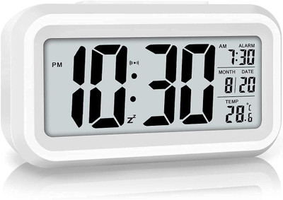 JYORESHA Digital White Clock
