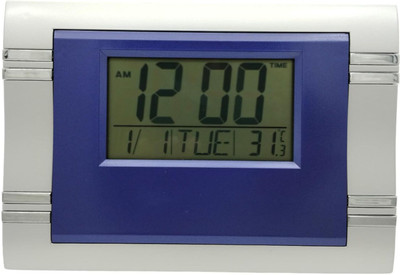 NXZ Digital Blue Clock