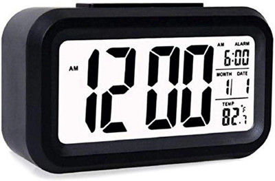 AIKON Digital Black Clock