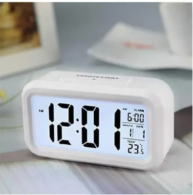VVG TRADERS Analog-Digital White Clock