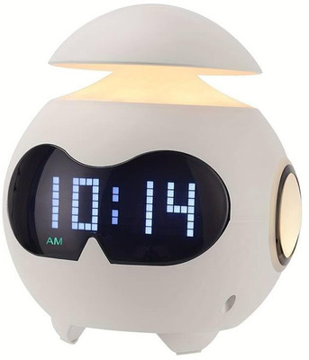 LEKORED Analog-Digital White Clock