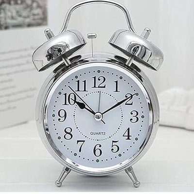 KRUNAL ENTERPRISES Analog Silver Clock