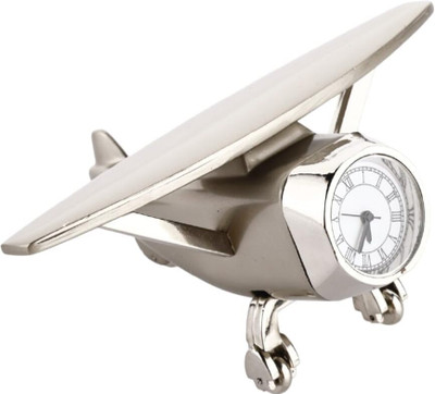 Nxz Digital Analog Silver Clock