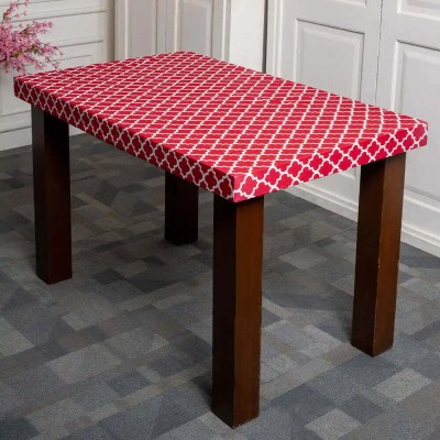 Sosha Solid 4 Seater Table Cover(Maroon, Polyester)