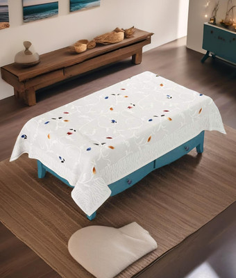 GAURANG Crocheted 4 Seater Table Cover(White, Polyester)