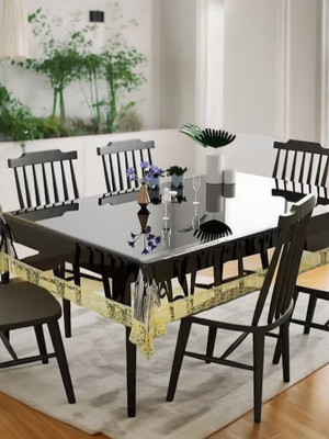 lala hathrasi Solid 8 Seater Table Cover(Multicolor, Plastic)