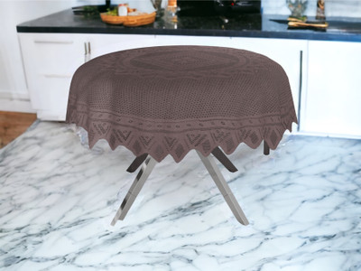 Bigger fish Printed 2 Seater Table Cover(Brown, Polyester)