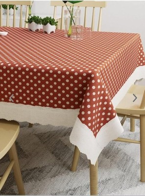 Casanest Checkered 6 Seater Table Cover(Multicolor, Polyester)