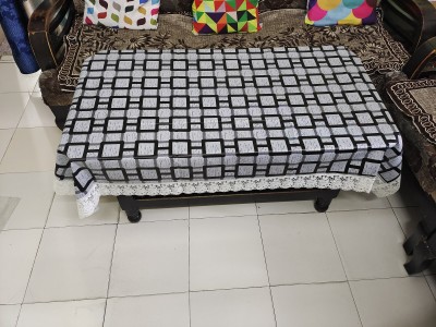 ZITIN Floral, Printed 4 Seater Table Cover(Grey, PVC)