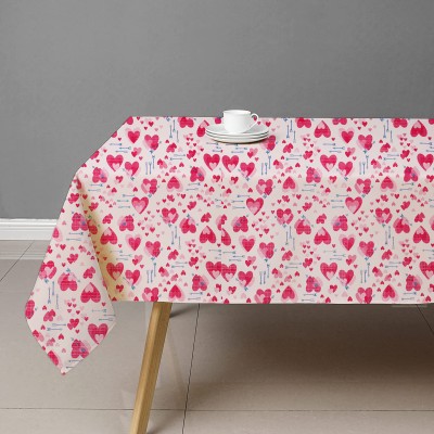 Vocal Store Printed 4 Seater Table Cover(Multicolor, PVC)
