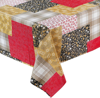 Alina Rectangular Pack of 1 Table Placemat(Multicolor, PVC)
