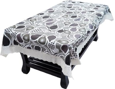 RMDecor Printed, Graphic 4 Seater Table Cover(Grey, PVC, Satin)