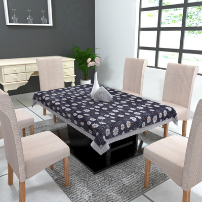 DECOLOGY Printed 8 Seater Table Cover(Multicolor, PVC)