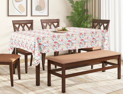 COTTON CANDY Floral 6 Seater Table Cover(Multicolor, Cotton)