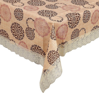 ZITIN Printed 2 Seater Table Cover(Multicolor, PVC)
