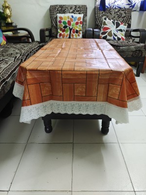 ZITIN Checkered, Printed 4 Seater Table Cover(Multicolor, PVC)