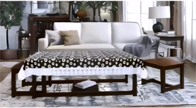 AIZINA PVC 4 Seater Floral Table Cover(Multicolor)