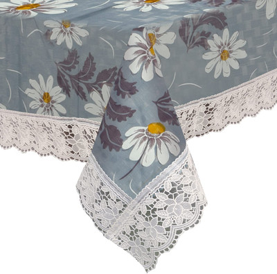 ZITIN Printed 4 Seater Table Cover(Multicolor, PVC)