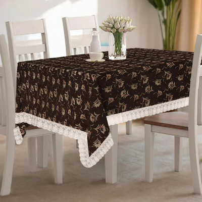 Wings Star Printed 4 Seater Table Cover(Multicolor, Polyester)