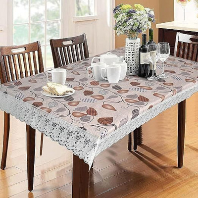 PRIMAH Printed 6 Seater Table Cover(Multicolor, PVC)