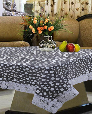 ZITIN Polka 4 Seater Table Cover(Multicolor, PVC)