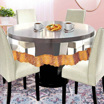 Shri Ganesh Handloom Solid 4 Seater Table Cover(Multicolor, PVC)