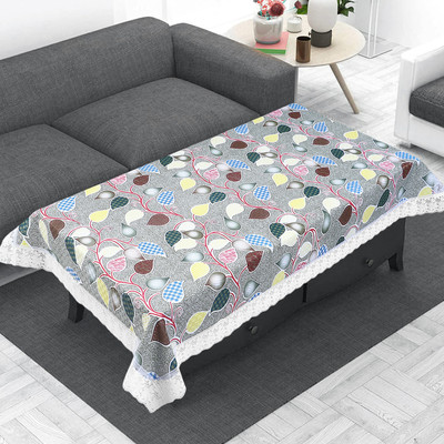 Dakshya Industries Printed 4 Seater Table Cover(Green, PVC)