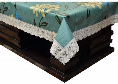 KUBER INDUSTRIES Printed 4 Seater Table Cover(Multicolor, PVC)