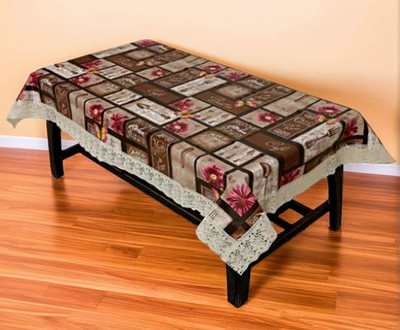 Trendy Rabbit Solid 4 Seater Table Cover(Multicolor, Polyester)