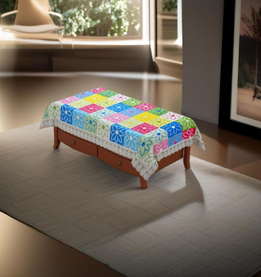 Trendy Rabbit Solid 4 Seater Table Cover(Multicolor, Polyester)