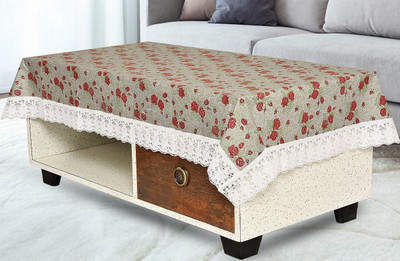 AgrohA PVC 4 Seater Printed Table Cover(Multicolor)