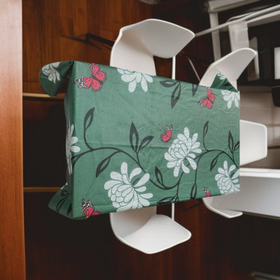 kashtu Printed 2 Seater Table Cover(Green, Polyester)