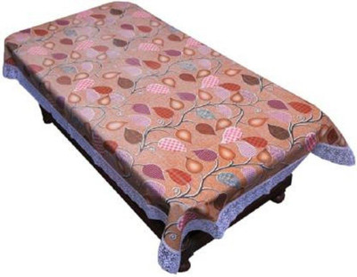 FORMONIK PVC 8 Seater Printed Table Cover(Brown)