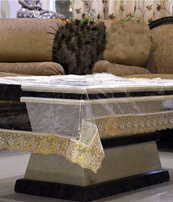 FORMONIK PVC 12 Seater Solid Table Cover(Silver)