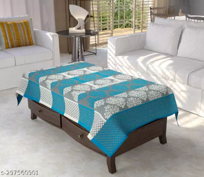 LA MANTTA Damask 4 Seater Table Cover(Multicolor, Polyester)