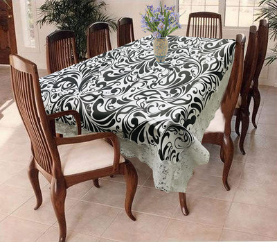 Eskay Printed 6 Seater Table Cover(Multicolor, PVC)