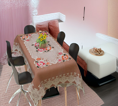 REVEXO Solid 4 Seater Table Cover(Multicolor, Polyester)