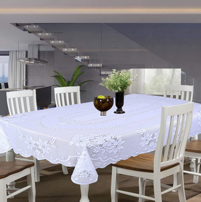 EASTTARDOMM Cotton 6 Seater Floral Table Cover(Multicolor)