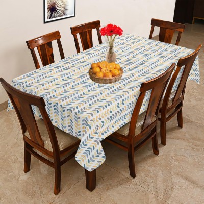 OASIS Printed 6 Seater Table Cover(Multicolor, Cotton)