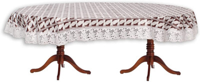 Bharta Retail PVC 4 Seater Printed Table Cover(Grey)