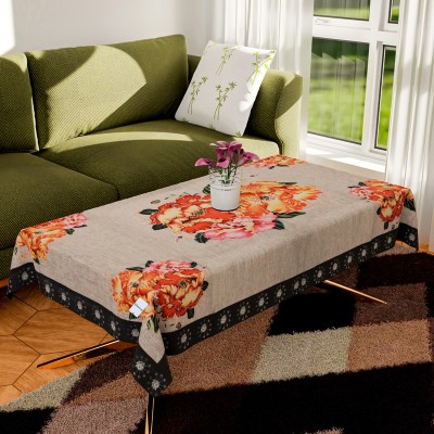 HOMESTIC Floral 4 Seater Table Cover(Multicolor, Cotton)