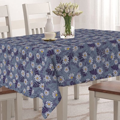 homerz Floral 6 Seater Table Cover(Mulitcolour Flower, Cotton)