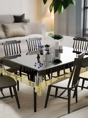Shri Ganesh Handloom Solid 8 Seater Table Cover(Multicolor, Plastic)