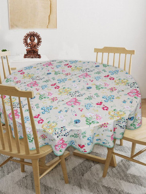 Go Texstylers Cotton 4 Seater Printed Table Cover(Multicolor)