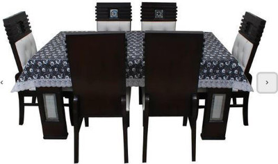 REVEXO Floral 4 Seater Table Cover(Multicolor, Polyester)