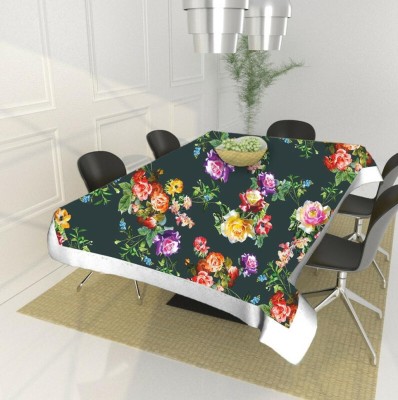 SCORCHERS Printed 6 Seater Table Cover(Multicolor, PVC)