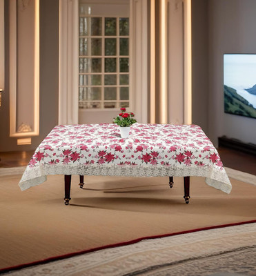 AP creation Floral 4 Seater Table Cover(Multicolor-2, Cotton)