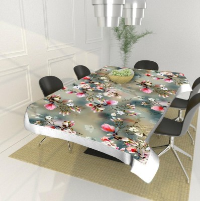 SCORCHERS Printed 6 Seater Table Cover(Multicolor, PVC)